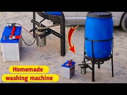 Easy Way To Make Washing Machine at Home | Diy Washing machine | #invention