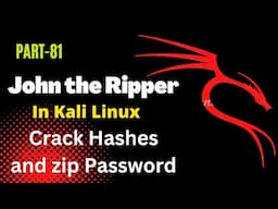 Zip Password Cracking: Unleashing the Power of John the Ripper on ZIP Files!