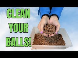 Easy Method for Cleaning Clay Pebbles for Hydroponics