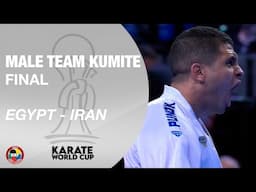 EGYPT - IRAN | FINAL MALE TEAM KUMITE | KARATE WORLD CUP 2024 | WORLD KARATE FEDERATION