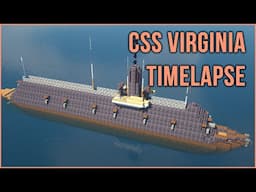 I Built the CSS Virginia in Minecraft!