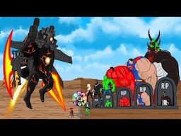 HULK, SPIDERMAN, IRON MAN, SUPERMAN vs Evolution of TOILET SKIBIDI | Superhero Story Movie Animation