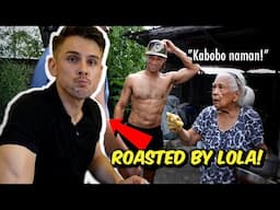 American Friend gets ROASTED by my 100 yr old Lola!