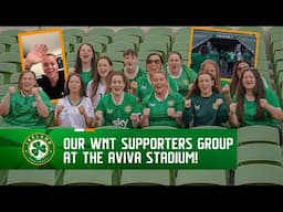 Our WNT Supporters Group backing us every step of the way! ☘️