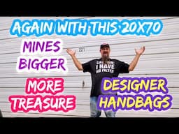 Back at the Biggest Abandoned Storage Locker Unit on YouTube. 20X70 Full of Treasure!!