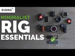 a perfect minimalist everyday carry rig for the Sigma fp #sigmafp #52weeks #sponsored