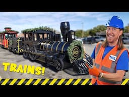 Trains are Awesome with Handyman Hal | Learn all about Trains