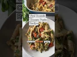 Viral Boursin Cheese Pasta Recipe With Veggies! #recipeshorts #dinnerrecipe #pastarecipe #viral