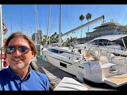 2024 Bavaria Yachts C42 Sailboat Sneak Peak Walkthrough as it just arrived in San Diego, California