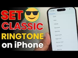 How to Set Classic iPhone Ringtone? Set Classic Ringtone on ANY iPhone