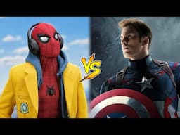 Captain America VS Spiderman Recreation | Who's gonna win ?