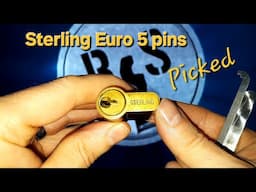 (382) Sterling Euro 5 Pin Lock SPP