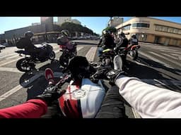 Chaotic Group Ride Goes Sideways!