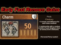 Fast Renown Early Game Tactic - Bannerlord Quick Guides - Flesson19