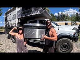 HOW TO STAY OFFGRID LONGER: Budget Friendly, BougeRV Rocky Fridge In Our Truck Camper