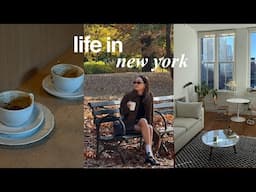 LIFE IN NEW YORK | staycation in the city, fall vibes, packing for my trip!