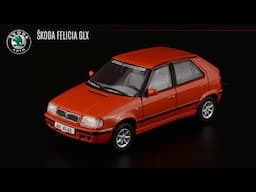 Рестайлинг Škoda Felicia GLX 1998 • Kaleidoskop slavných vozů Škoda 26 • Масштабные модели 1:43