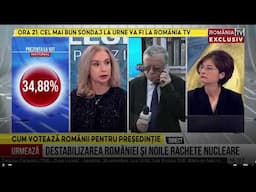 Prezidențiale 24 noiembrie, maraton DCMedia Group - RomâniaTV cu Simona Gheorghe și Bogdan Chirieac