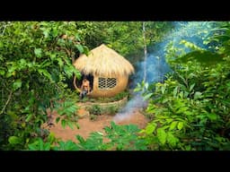 Girl Living Off Grid, Build The Most Beautiful Dom House in the Jungle @girlthebuilder