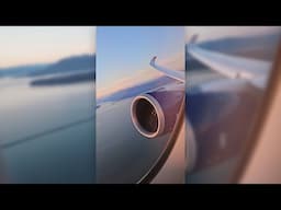 FULL British Airways A350-1000 sunset takeoff from Vancouver [Vertical 4K 60FPS]