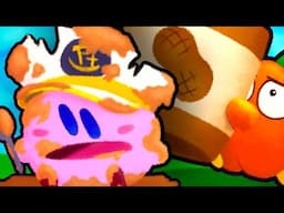 Can you Beat Kirby while Eating Peanut Butter???