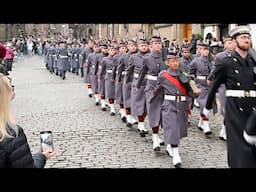 2024 Remembrance Sunday Parade The Royal Mile, Edinburgh Scotland