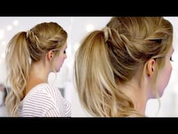 Twisted ponytail tutorial - Hairstyle for medium and long hair