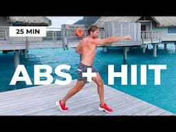 25 Min Abs + FULL BODY Cardio HIIT Workout with Cool Down 🔥 No Equipment