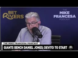 Tommy DeVito Takes Over for Daniel Jones as Giants QB - Mike Francesa LIVE Reaction