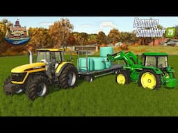 Silage to Fund Upgrades | Farming Simulator 25 | Riverbend Spring Let's Play EP 8