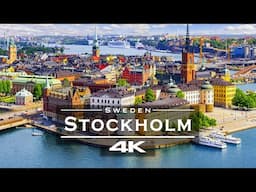 Stockholm - Sweden 🇸🇪 - by drone [4K]