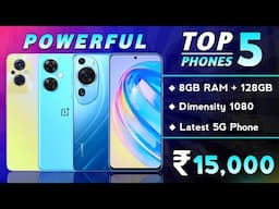 8GB RAM | Top 5 Powerful Phone Under 15000 in June 2023 | 5G Phone Under 15000