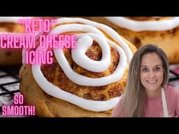 SMOOTH Keto Cream Cheese Icing!!!🧁