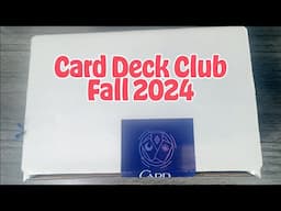 So Excited!! Card Deck Club Fall 2024