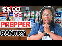 Starting A Prepper Pantry with $5.00 | Emergency Food Storage Tips | October Week 1 Pantry Haul