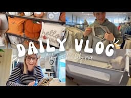 SMALL SHOP WORK & MORE BABY PREP ✨ a random, chatty, day(s) in the life vlog!