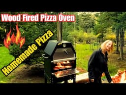 Homemade Pizza In Our New Vevor Wood fired pizza Oven !!!!! THIS WORKS AMAZING !! I just can't cook