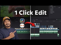 1 Click Video Editing in DaVinci Resolve with AutoCut!