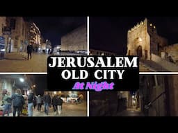 Jerusalem Old City at Night