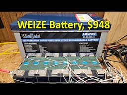 WEIZE 48V 100Ah LiFePO4 Battery Review and Teardown, Needs Some Balancing