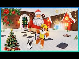 🎅 Paw Patrol: SANTA CLAUS & RUBBLE in BARRY'S PRISON RUN! (OBBY) 小礫挑戰聖誕老人-逃離監獄【Roblox 機械方塊】