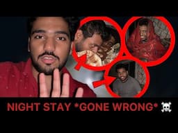 Night stay with friends *gone wrong* 😱 | Dhruv bhati