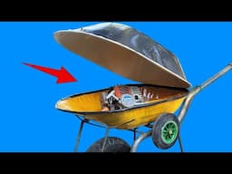 Outdoor Camping Lovers Can't Miss This! Turn old wheelbarrows into great mobile storage