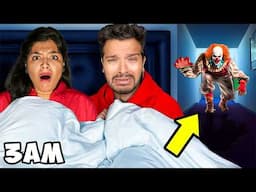 Scary Clown BREAKS INTO OUR HOUSE!!