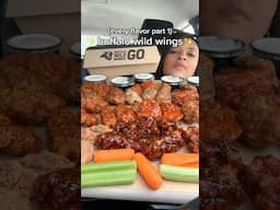 Trying and rating EVERY buffalo wild wings flavor part 1 #wings #hotwings #chicken