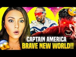 CAPATAIN AMERICA Brave New World - Official Trailer Reaction 🔥