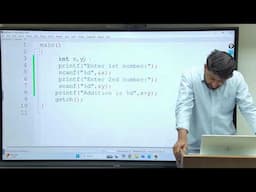 Lecture 3 C: Data Types | Size | scanf function | format specifier | Addition of 2 numbers | Vikas