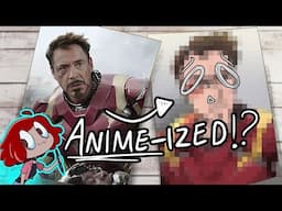 The AVENGERS as ANIME Characters