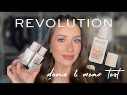 Makeup Revolution Skin Silk Foundation Demo + Wear Test