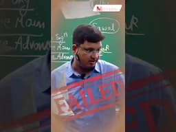 Kya tum bhi ye galti karte ho?😰😱 || NV Sir Strategy #shorts #ytshorts #nvsir #jee #neet